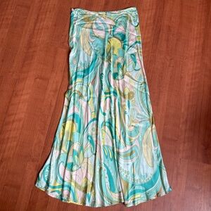 Zara midi slip skirt